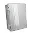 BUD Industries NBF-32326 Plastic Outdoor NEMA Economy Box with Solid Door, 15-47/64" Length x 11-51/64" Width x 6-9/32" Height, Light Gray Finish