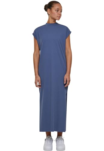 Urban Classics Damen Kleid Ladies Long Extended Shoulder Dress, langes Kleid für Frauen, Loose Fit, erhältlich, Größen XS-5XL