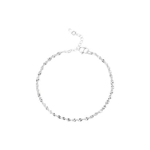 Idée cadeau femme : bracelet en chaîne torsadée élégant avec boîte pour anniversaire