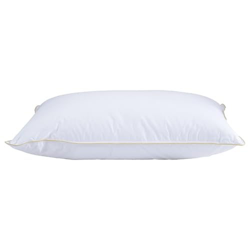 Image of maspar Clemmy Soft Silk Feel Fibre Pillow, White, 50X75 CM