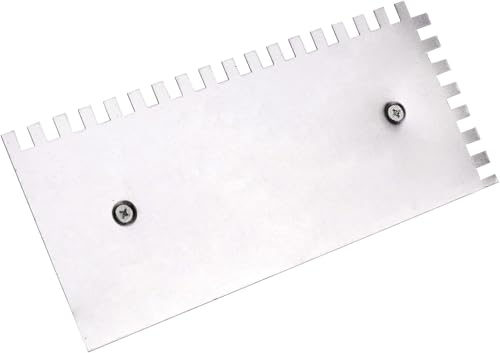 Image of SDMAX Notched trowel for easy and perfect level application of chemicals to tiles on walls and floors patra 6 MM (6 MM)