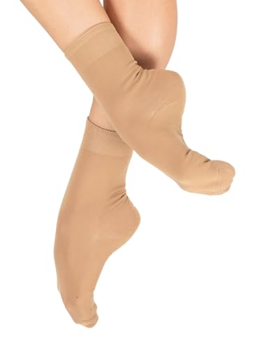 Natalie Dancewear Kids Skin Tone Socks for Dancing3