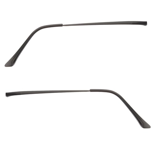 FRCOLOR 2pcs Metal Glasses Replacement Legs Eyeglass Temple Arms for Replacement Arms Double Teeth Temple
