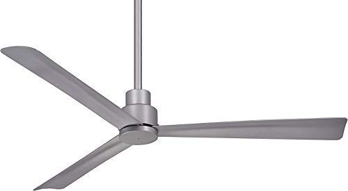 Minka Aire Simple 44 in. Indoor/Outdoor Silver Ceiling Fan with