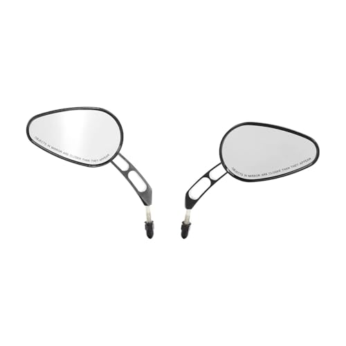 Espejos para motocicleta de 8mm ideales para viajes largos en Softail y Roadster