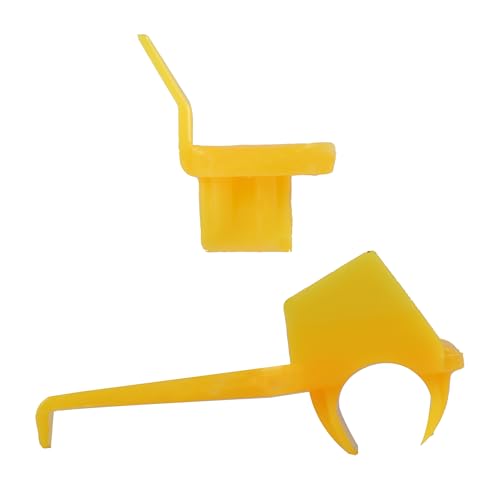 Image of Tire Machine Rim Protector,Tire Machine Duck Head Plastic Insert Tire Demount Head Tire Machine Guard Wheel Side Protector for Mount Demount Duck Head Tyre Repair 2.36 inchx1.02 inchx1.10 inch(12-Pack)