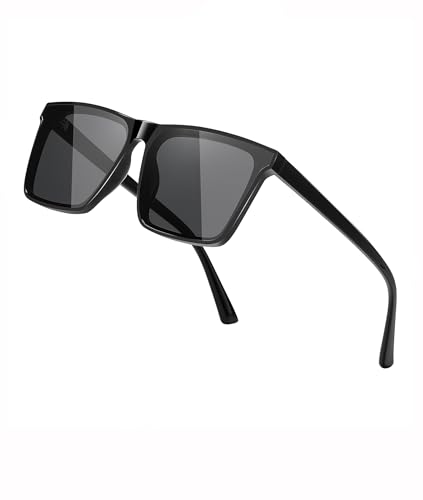 Polarized Square Sunglasses Women Men Trendy Fashion Sun Glasses Driving Fishing Golf SY6058