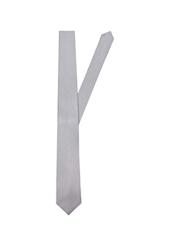 Seidensticker Herren Krawatte 171090, Gr. one size, Grau (31 uni silber)