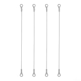 【Revêtement protecteur en nylon】Les câbles sont recouverts de nylon pour protéger les surfaces environnantes et éviter les rayures ou les dommages à vos armoires.