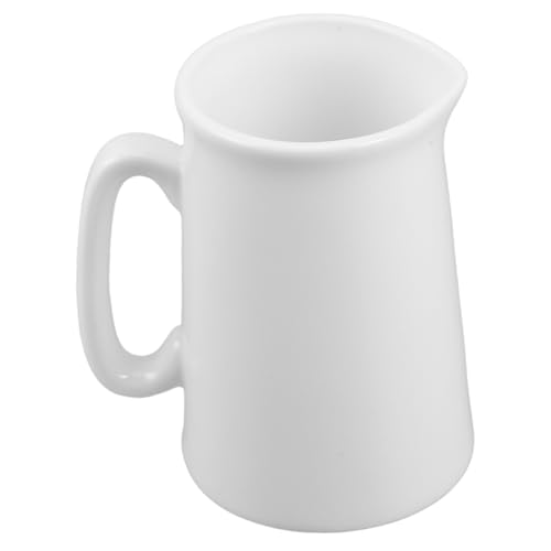 OUNONA Taza De Cerámica Para Leche Jarra Para Vapor De Leche Jarra Para Jarabe Jarra Para Café Jarra Para Crema De Cerámica Jarra De Cerámica Jarra Para Agua De Cerámica Taza De