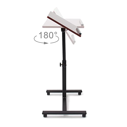 Table pour ordinateur portable réglable hauteur et support pliable gain de place