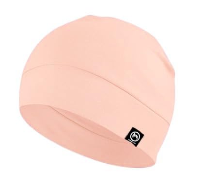 Image of Cooling Cotton Skull Caps for Men Women, Lightweight Beanie Sleep Hats Breathable Helmet Liner