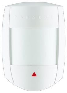 Paradox dg55 Detector PIR con Sensor de doble elemento, amplio ángulo 110 °, alcance M 12 x 12.