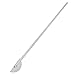 Mikikit Laboratory Paddle Stirrer Labs Paddle Stirrer Stirring Tool Chemical Stirring Bar for Flask Stainless Steel Labs Stirrer Laboratory Stirrer for 30X4.5X1CM