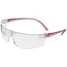 Uvex by Honeywell SVP208 Safety Glasses, Pink Frame, Clear Uvextra Anti-Fog Lens; 10/Bx