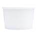 White Paper Ice Cream Cups - 4 oz Small Dessert Bowls - Comes In Many Colors & Sizes! Frozen Dessert Supplies - Fast Shipping! 50 Count
