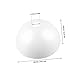 Operitacx 4 Pcs Plastic Floor Lamp Shades Bowl Shaped Replacement Covers Durable Break Resistant Light Diffusers for Reading and Working Easy Tool Installation Reusable Decorative Lamp