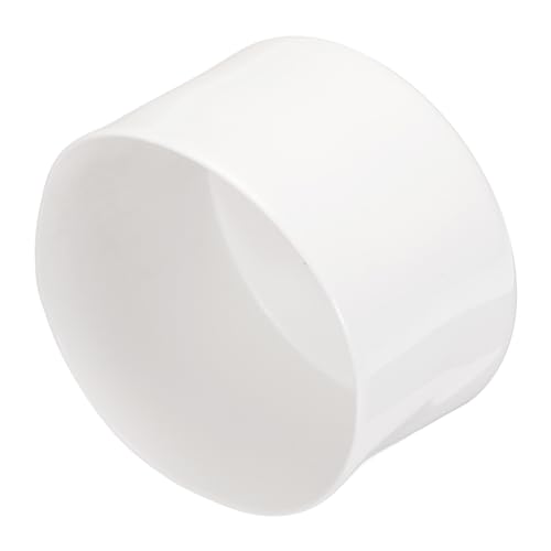 Image of uxcell 2pcs Rubber End Caps 85mm ID Vinyl Round Tube Bolt Cap Cover Screw Thread Protectors White, 50mm Height