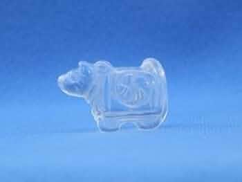 Amazon.co.jp: 天然石水晶置物 狛犬（こまいぬ : ホーム＆キッチン