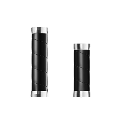 Brooks England Slender Leather Grips 130/100 Black