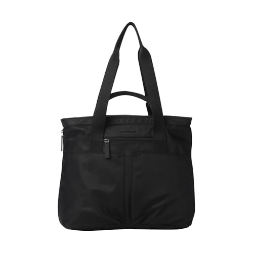 Bolso portátil 14 pulgadas TOTTO Cresa negro expandible de 21L para mujer