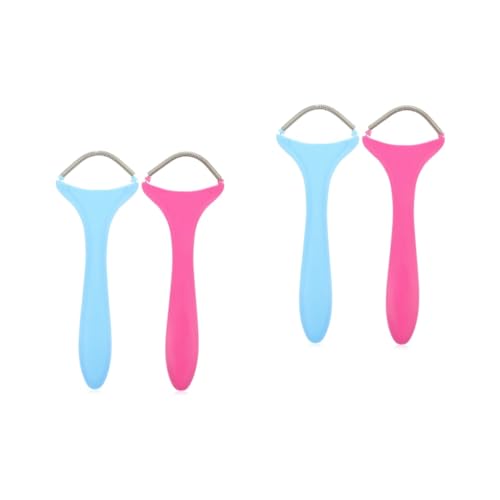 BELLIFFY 2sets Manual Hair Removal 's Painless Hair Remover Portable Facial Epilator for Home Use 2pcs*2