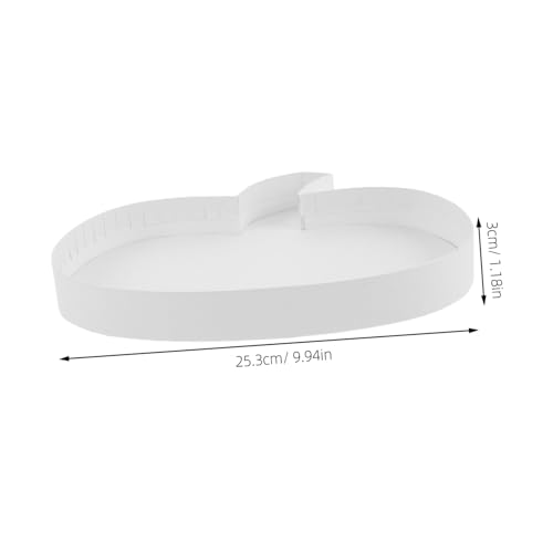 Bandeja de calabaza reutilizable para postres de Halloween con relieve y borde elevado 3