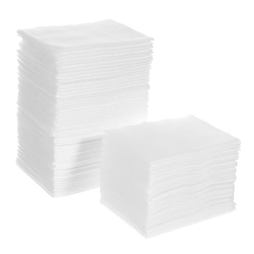 COLLBATH 240 pezzi Dischetti Struccanti Viso Rettangolari in Cotone Premium Morbidi e Spessi per Pulizia Profonda Rimozione Trucco e Impacchi Idratanti Senza Additivi Chimici per Delicata