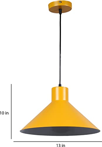 Image of MONI Lights Modern Pendant Ceiling Light for Living Room, Dining Room & Kitchen | Matte White Hanging Lamp | Home Decor Lighting Fixture for Bedroom & Cafe Ambience (Pack of 3)