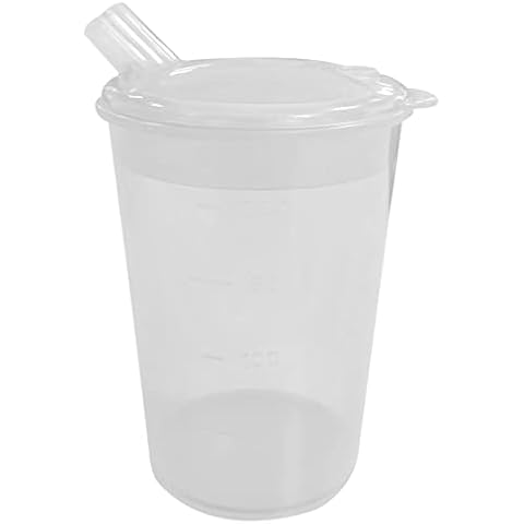 Adult Sippy Cup with Lip Spout The Perfect Solution for Elderly & Disability Drinking Convenient & Beakers for The Elderly for Comfortable Enjoyment Ideal for Those who Struggle with Solid Foods Cover