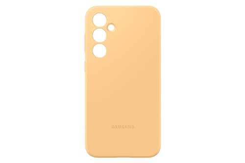 SAMSUNG Galaxy S23 FE Silicone Phone Case, Protective Cover with Color Variety, Smooth Grip, Soft and Sleek Design, Seamless Fit, US Version, EF-PS711TOEGUS, Apricot Orange