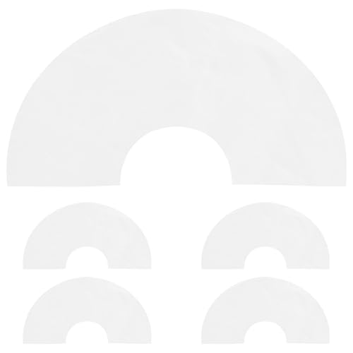 DOITOOL Superficie de Abanico Plegable en Blanco   Papel de Abanico en Blanco para Transferencia de Calor por sublimación   Superficie de Papel Plegable para Bodas y Eventos (13 x 26 Pulgadas)