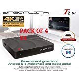 { Package of 4 } 2019 Model Dreamlink T2W Hybdrid Quadcore Android 7 T2 WBuilt-in WiFi