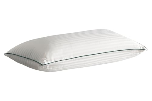 Velfont Almohada Bambú, Doble Funda con Ribete, Firmeza Media-Alta, Relleno Neotherm Eco, Blanco (90 cm)