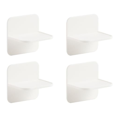 MAGICLULU Fijadores Prácticos para Gabinetes en Plástico Blanco Ángulo Recto de 90, Estabilizadores de Armarios y Muebles Auxiliares, Sistema de Seguridad Infantil para Armarios de