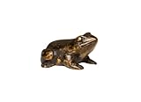 Bronze-Skulptur Frosch | Mini | 4x3x2,5cm | Tierfigur aus Bronze | handgefertigt