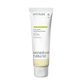 ATTITUDE Body Cream for Sensitive Skin with Oat, Made in Canada, EWG Verified, Dermatologically Tested, Vegan, Vanilla Cream, 240 mL