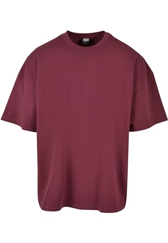 Urban Classics Ultra Heavy Oversized Tee Camiseta para Hombre, Rojo (Cherry), XL
