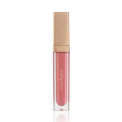 Sara Happ Pink Slip Luxe Gloss with Subtle Shimmer - High-Impact Shine & Long-Lasting Wear, Nourish, Hydrate, and Heal Your Lips, 0.21 fl. oz.