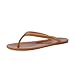 CUSHIONAIRE Splash Jelly Flip Flops for Women With Flexible Sole, Soft Footbed Summer Sandals for Women 2026, WHISKEY 7