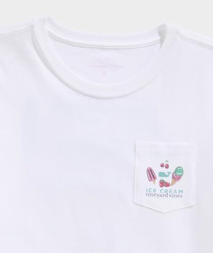 vineyard vines Girls' Glitter Ice Cream Truck Short-Sleeve Pocket Tee4