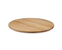 Stanley Rogers Lazy Susan Serving Board Large 50cm Rotating Wooden Platter Rubberwood with 360° Rotation and Non Slip Feet for Entertaining