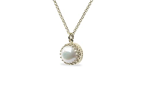 Collier de perles d'or avec pierre de naissance, le cadeau idéal d'anniversaire