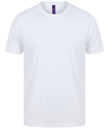 Image of Henbury HB024 Mens Hi Cool Performance T-Shirt - White - L