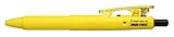 Pilot Down Force Reinforced Retractable Ballpoint 1.0 mm Tip - Yellow Barrel