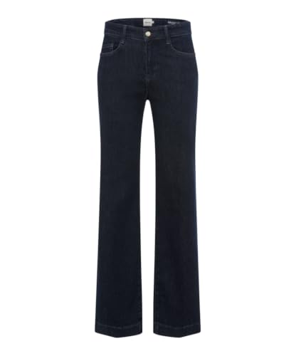 BRAX Women's Style.Maine Magic Denim Wide Leg Jeans, 22 Clean Dark Blue, 36W x 34L