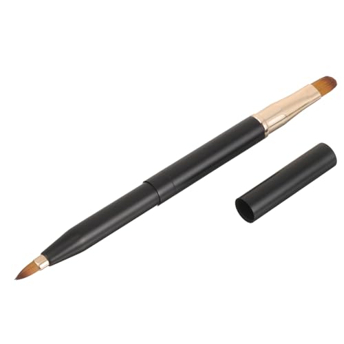 FOYTOKI Portable Lip Brush Set Double-ended Makeup Brush for Women Lipstick Lip Gloss Concealer Applicator Comfortable Handle