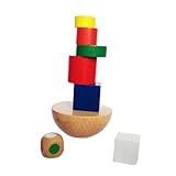 Jouets de développement : parent-enfant, jouez avec vos enfants pour favoriser l'interaction parent-enfant, blocs de construction en bois