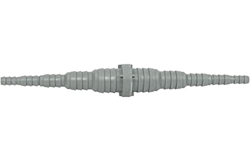 Airfit GmbH & Co. KG Schlauchkupplung beidseitig für Schlauch von Ø 8 bis 25 mm - KS-grau