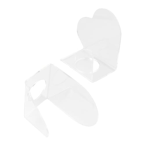 Mikinona 2 Pcs Acrylic Palette Makeup Spatula Tool Makeup Mixing Board Makeup Mixing Palettes Hand Makeup Palettes Makeup Pallete Eyeshadow Pallet Powder Makeup Make up Kit Acrylic Acid